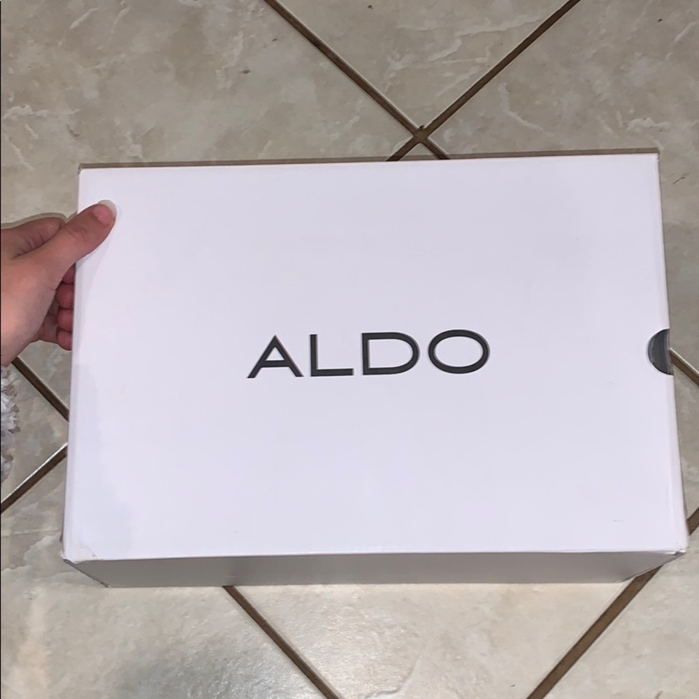 black ALDO SNEAKERS rubber soles, reflective laces - Picture 3 of 8